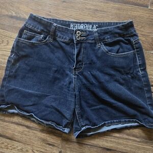 Hydraulic Denim Shorts